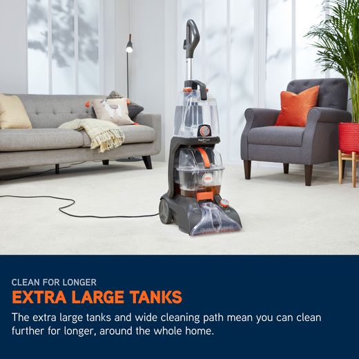 Vax Rapid Power Revive CWGRV011 Carpet Cleaner - Annotation - Extra large tank shot