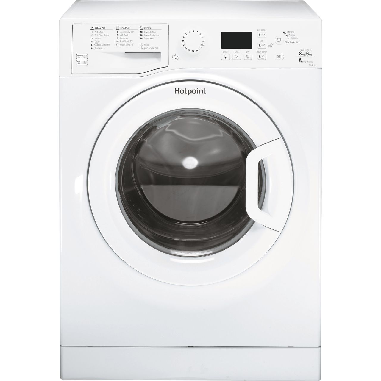 Hotpoint FDL8640PUK 8Kg / 6Kg Washer Dryer with 1400 rpm Review