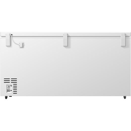 Hisense Chest Freezer - White - back shot