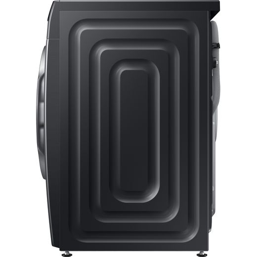 Samsung Series 6 AI Energy ecobubble™ WW90DG6U25LBU1 9kg WiFi Connected Washing Machine with 1400 rpm - Black - Side shot