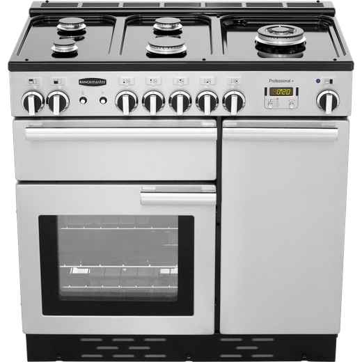 Rangemaster Professional Plus Gas Range Cooker - Stainless Steel 