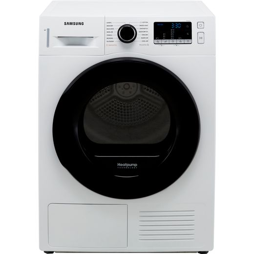 Samsung Series 5 OptimalDry™ DV90TA040AE 9Kg Heat Pump Tumble Dryer - White - A++ Rated