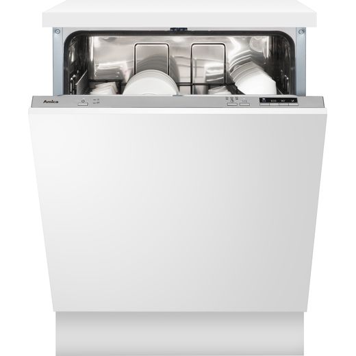 Amica ADI630 Built In Standard Dishwasher - Silver