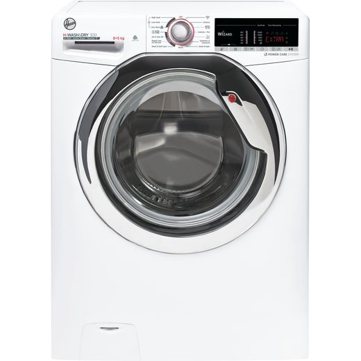 Hoover H-WASH 300 H3DS4855TACE Wifi Connected 8Kg / 5Kg Washer Dryer with 1400 rpm - White - E Rated