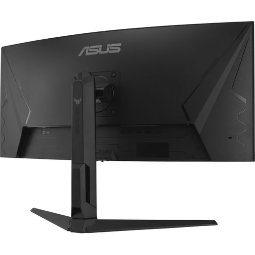 ASUS TUF Gaming UltraWide Quad HD 34" 180Hz Monitor with AMD FreeSync - Black - Back left perspective shot