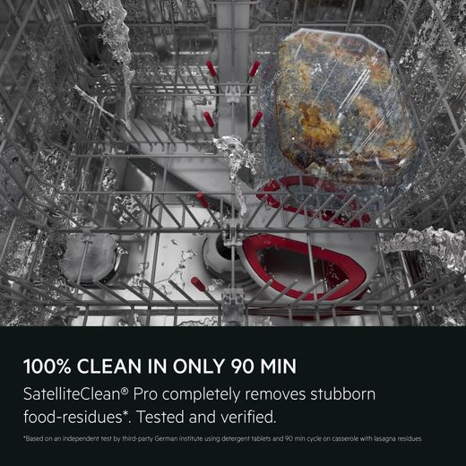 AEG Integrated Standard Dishwasher - White - annotation - smart clean pro shot