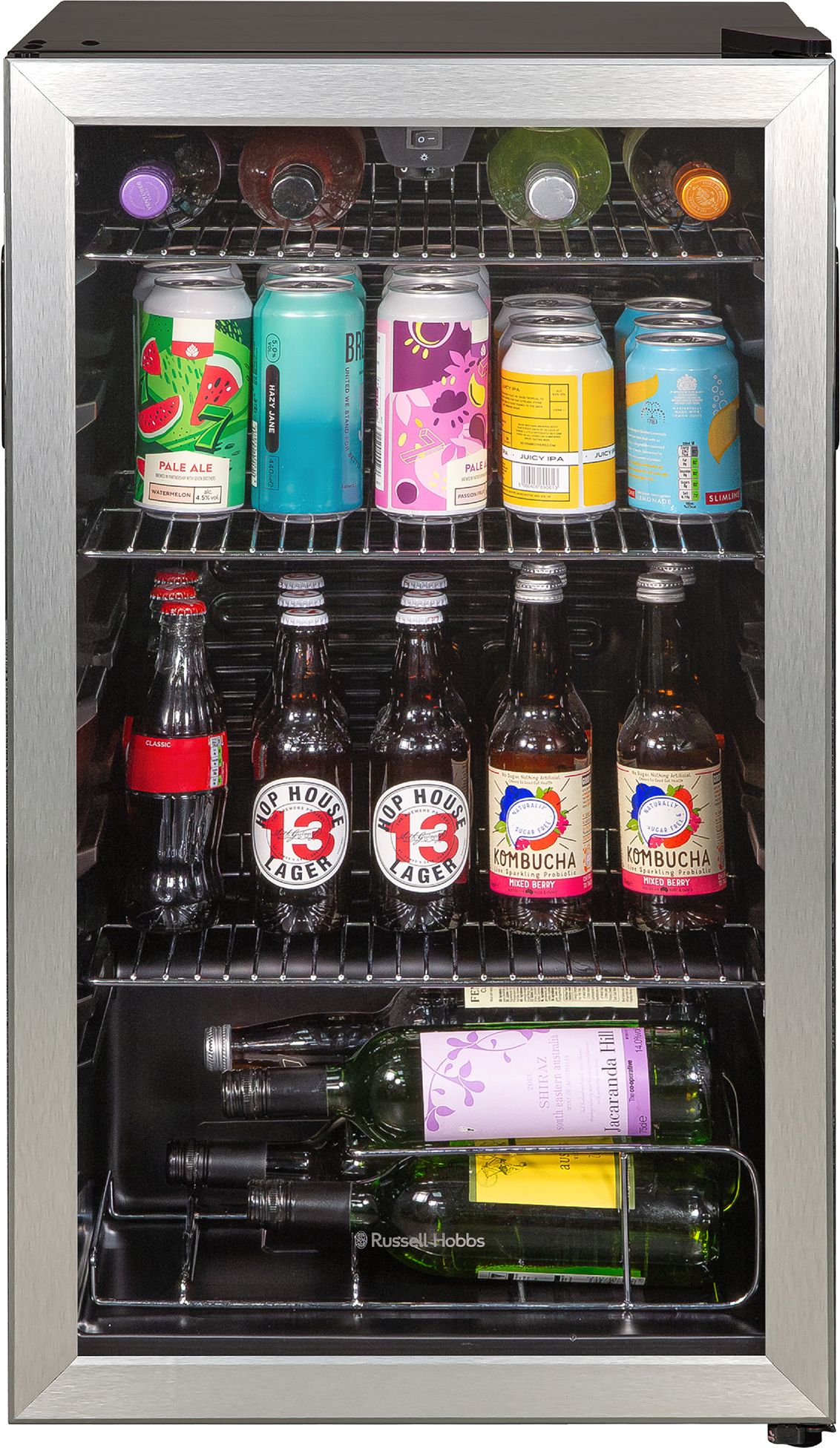 Russell Hobbs RH48BC101SS Wine Cooler - Stainless Steel - E Rated, Stainless Steel