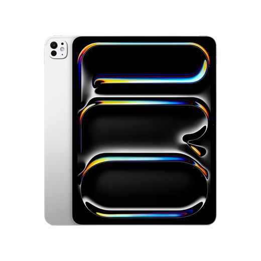 Apple iPad Pro 13" 256GB WiFi 2025 - Silver - Front and back shot
