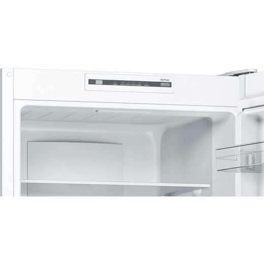 Bosch Series 2 50/50 Fridge Freezer - White - Control panel