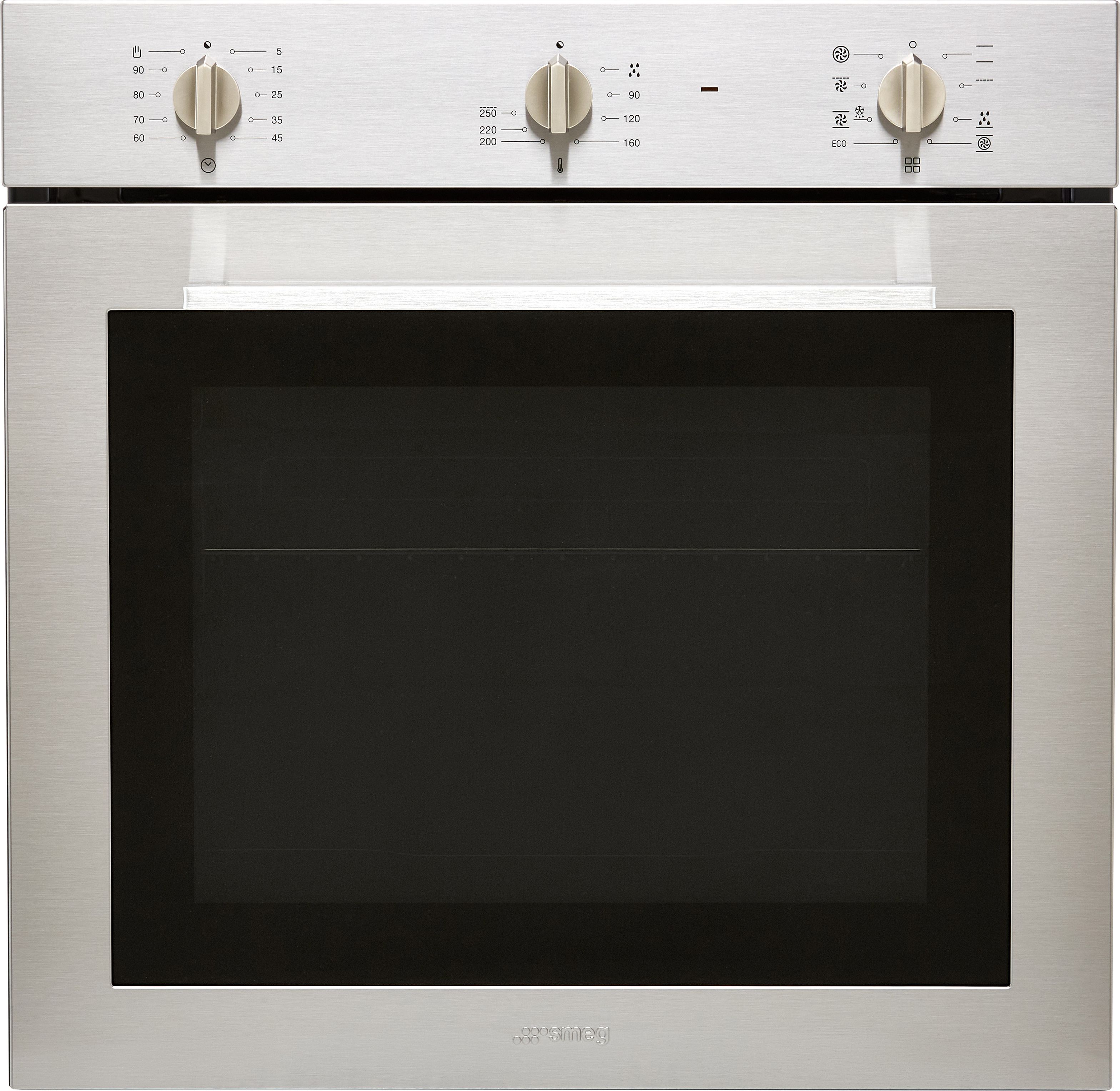 Smeg Cucina SF64M3TVX Built In Electric Single Oven - Stainless Steel - A Rated, Stainless Steel