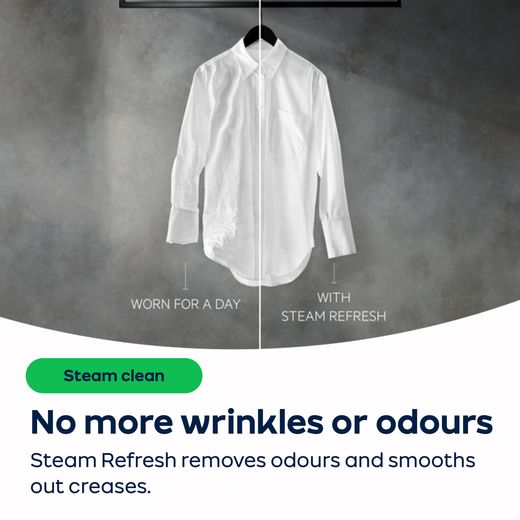 AEG 10Kg / 6Kg Washer Dryer - White - AO Annotation - Steam-Refresh