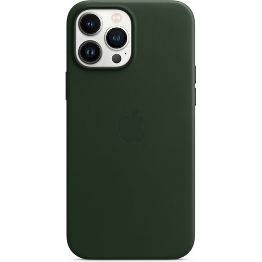 Apple Leather Case for iPhone 13 Pro Max - Sequoia Green
