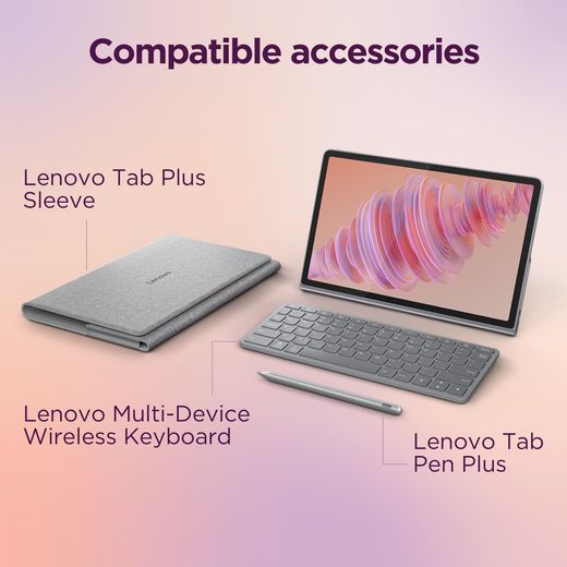 Lenovo Tab P11 Plus 11.5" 128 Tablet - Koala Grey - Annotation - Compatible accessories