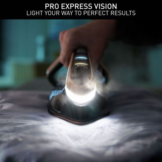 Tefal Pro Express Vision Pressurised Steam Generator Iron - Black / Gold - Annotations - Pro Express Vision
