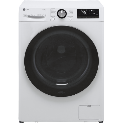 LG V10 F6V1010WTSE Wifi Connected 10.5Kg Washing Machine with 1600 rpm - White - A Rated