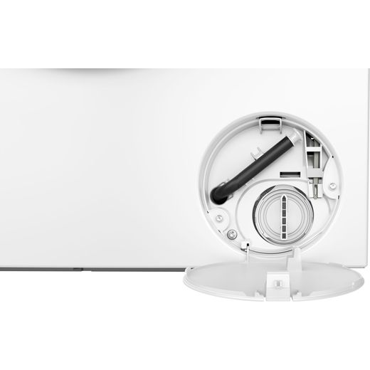 Bosch Series 6 WGG254F1GB 10kg Washing Machine with 1400 rpm - White - Close up overflow pipe shot