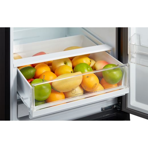 Midea 60/40 Frost Free Fridge Freezer - Silver - Fruit & vegetable drawer