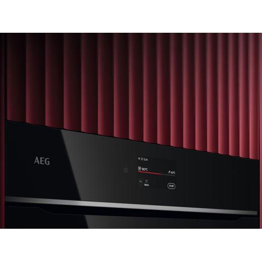 AEG 7000 MealAssist TE7PB731AT Built In Electric Single Oven with Pyrolytic Cleaning - Matt Black - Control panel