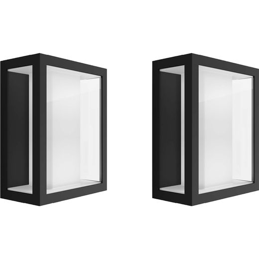 Philips Hue Impress Wide Wall Light Twin Pack - A+ Rated