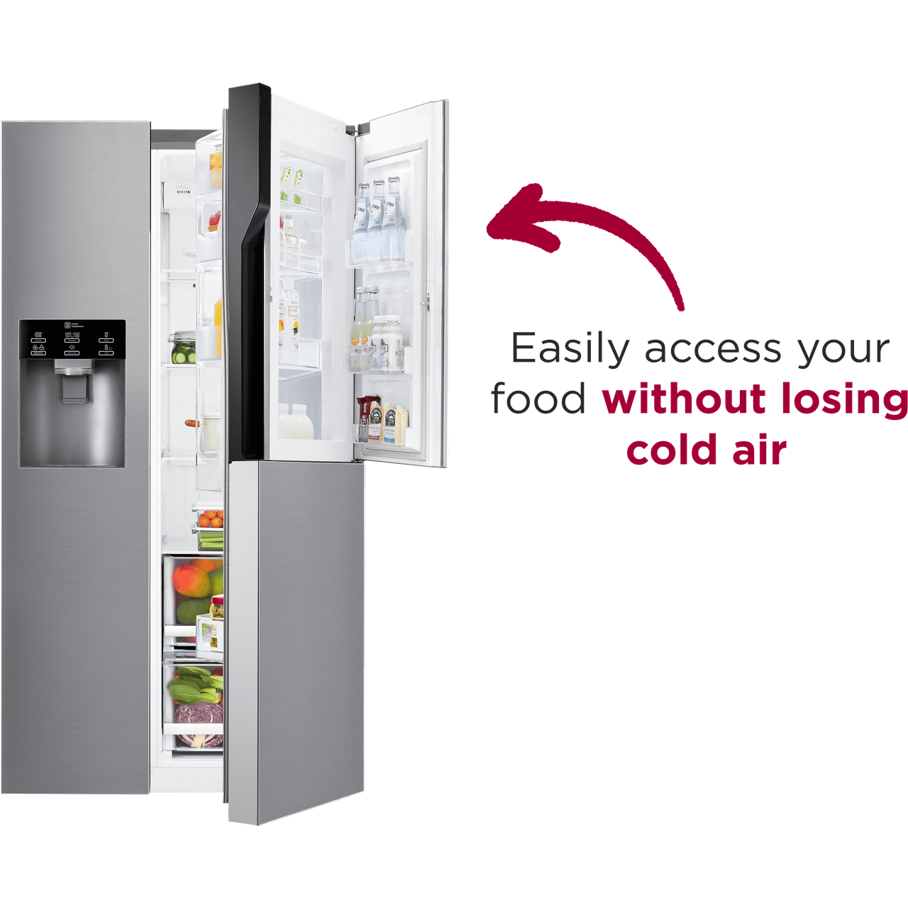 Gsj560pzxv St Lg American Fridge Freezer 591l Ao Com