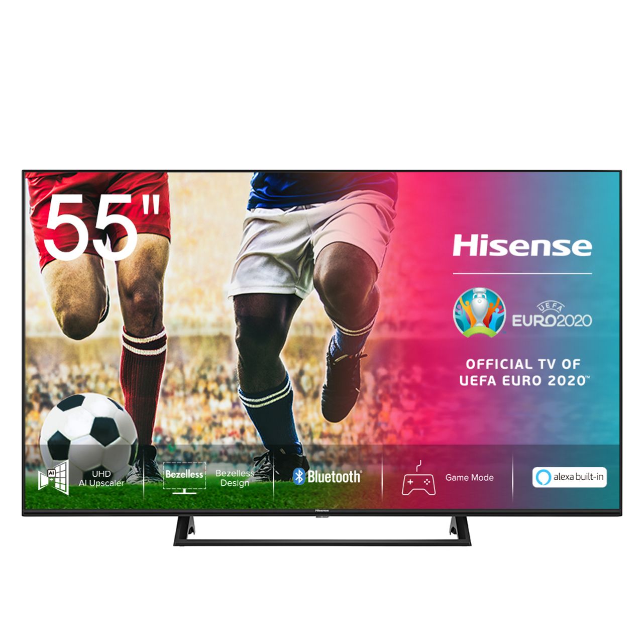 Hisense Ae70f Serie 55ae70f 4k Uhd Led Smart Tv 139 Cm 55 Zoll Mit Amazon Alexa Und Dts Virtual X Schwarz