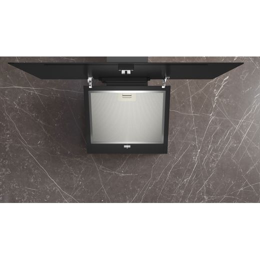 Siemens IQ-100 LC85KDK60B Chimney Cooker Hood - Black - Close up filter shot