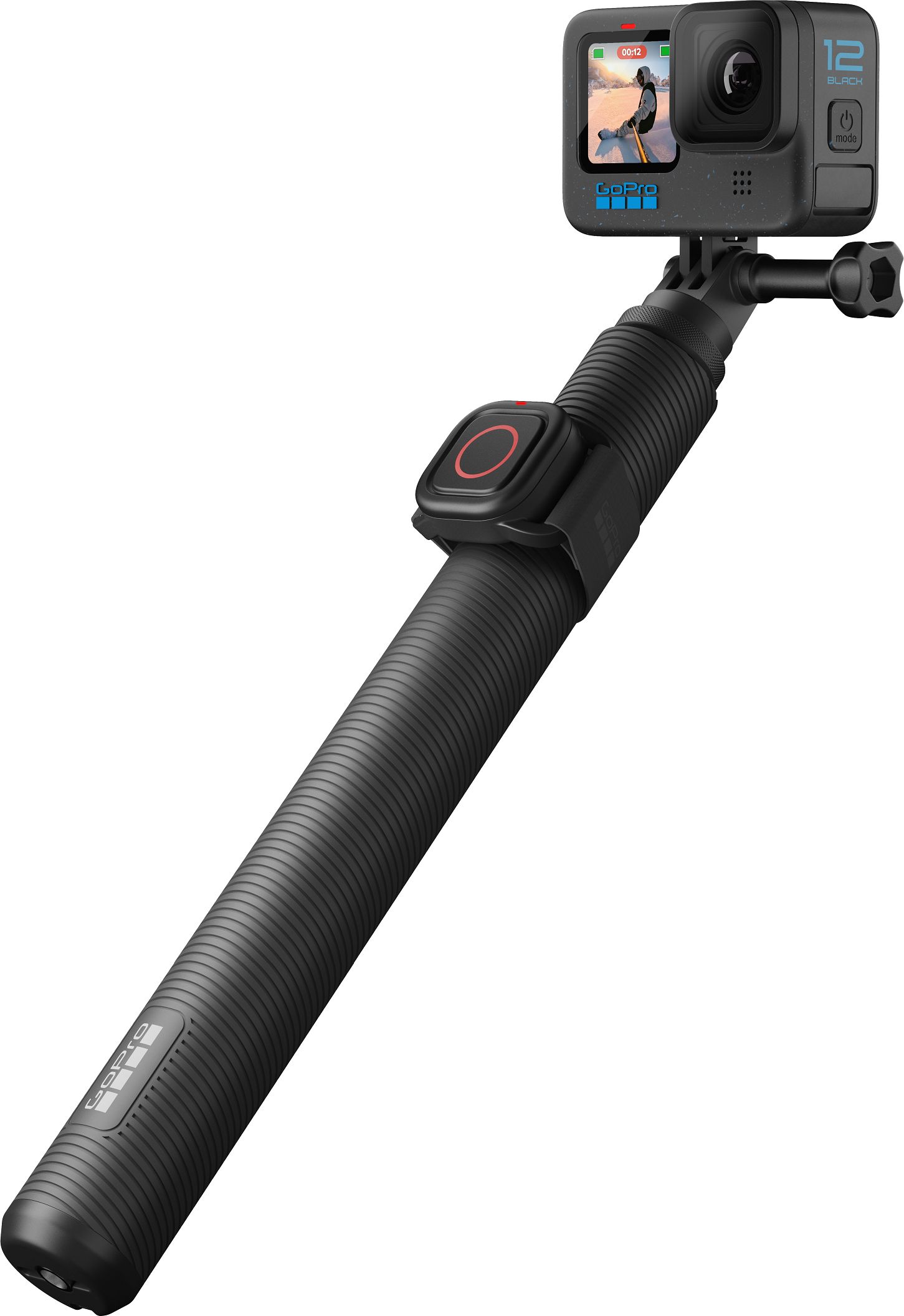 GoPro Extension Pole + Waterproof Shutter Remote for HERO13, HERO12, HERO11 Black