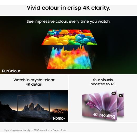 Samsung 75" 4K Ultra HD Smart TV - annotation - colour shot