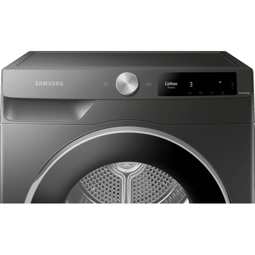 Samsung Series 6 OptimalDry™ DV90T6240LN Wifi Connected 9Kg Heat Pump Tumble Dryer - Graphite - Control Panel