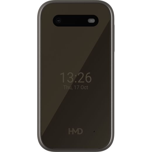 HMD 2660 Flip 128MB Flip Smart Phone in Cosy Black - Front shot