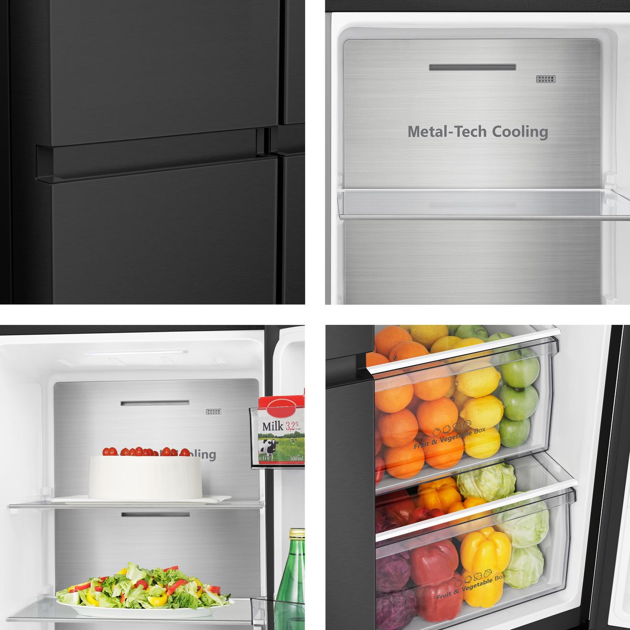 Hisense 652L American Fridge Freezer | RS5P668SSFC | ao.com
