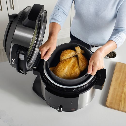 Ninja Foodi 11-in-1 SmartLid 6 Litre Multi Cooker - Stainless Steel / Black