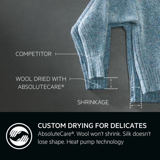 AEG 8000 Series TR849P4B Heat Pump Tumble Dryer - White - Annotation - AbsoluteCare