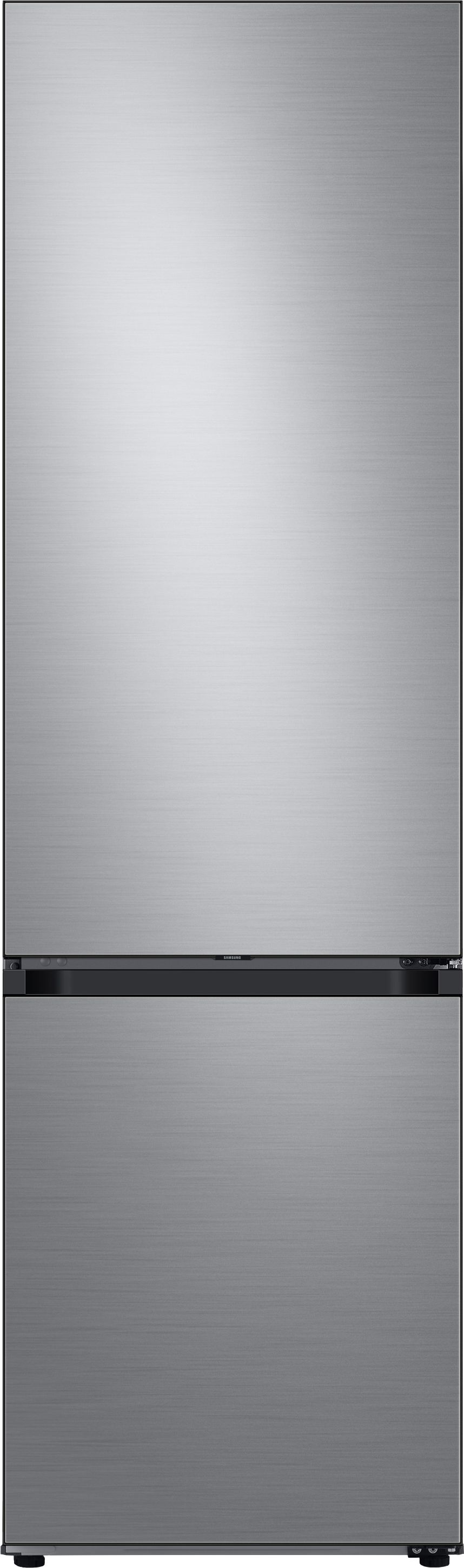 Samsung Bespoke Series 8 RB38C7B5CS9 60/40 No Frost Fridge Freezer - Silver - C Rated, Silver