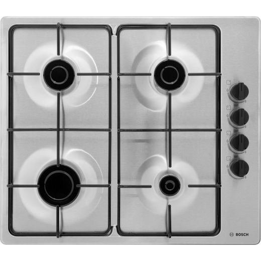 Bosch Serie 2 PBP6B5B80 Built In Gas Hob - Stainless Steel