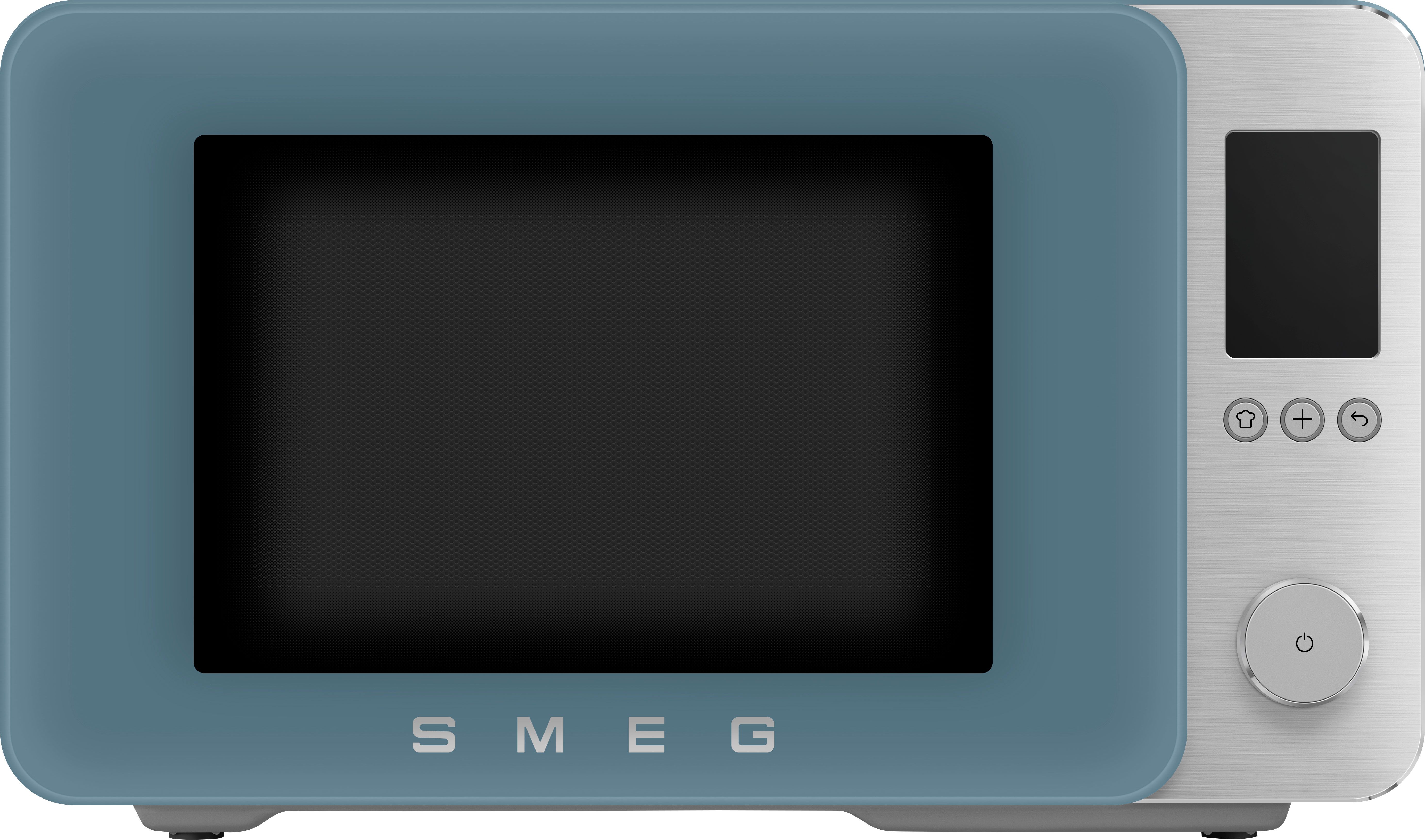 Smeg Combination Microwave Oven - 27 L - AirFry - Grill - 2100W - Storm Blue