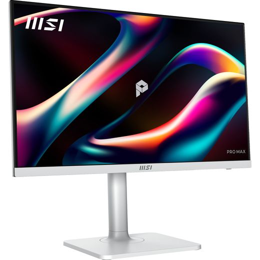 MSI Pro MAX 271PHW E14 27" Full HD 144Hz Monitor - White - Right perspective