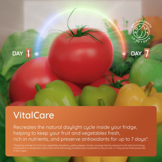 Hotpoint American Fridge Freezer - Dark Inox - Annotation - VitalCare