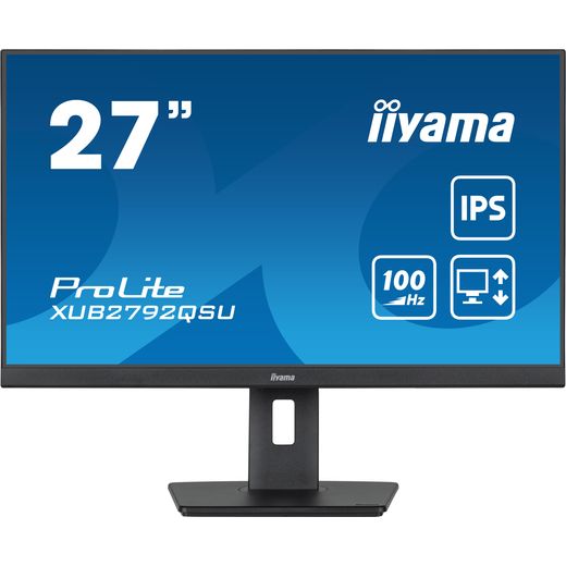 iiyama ProLite 27” QHD IPS Monitor | XUB2792QSU-B6 | ao.com