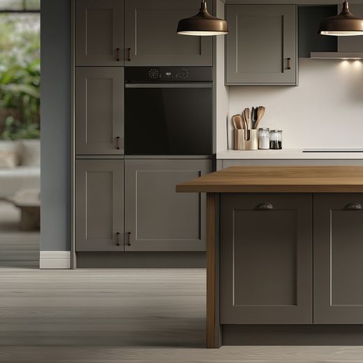 Hisense Hi2 BI624CBPGUK Built In Electric Single Oven - Jet Black - Oven in kitchen