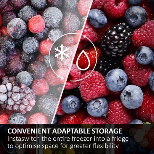 Haier HCE300NFEK Total No Frost Chest Freezer - Dark Inox - Annotation - Interswitch shot