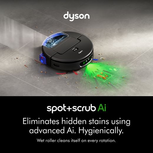 Dyson Spot+Scrub AI Robotic Vacuum Cleaner - Purple / Black - Annotation - Spot+Scrub AI