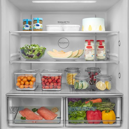 Midea American Fridge Freezer - Inox - Internal shot