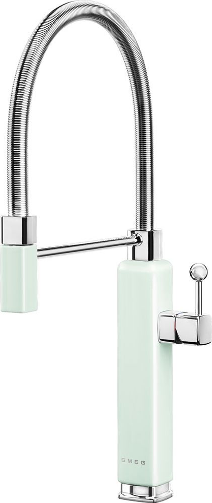 Smeg 50s Style Mixer Built In Kitchen Tap - Pastel Green