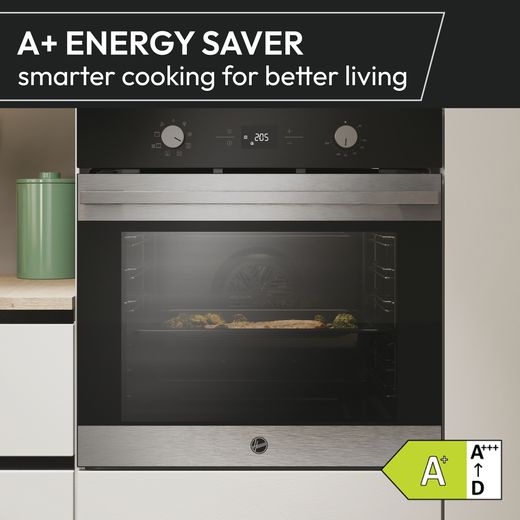 Hoover Built In Electric Single Oven - Stainless Steel - Annotation - Energy saving shot