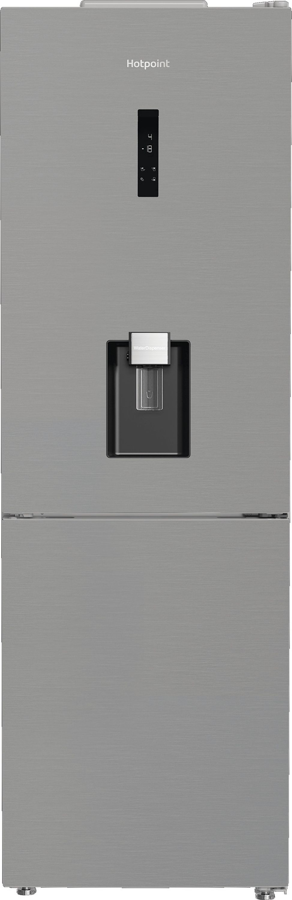 Hotpoint Fridge Freezer - Dual No Frost - 316L Capacity - Even Flow - Stainless Steel