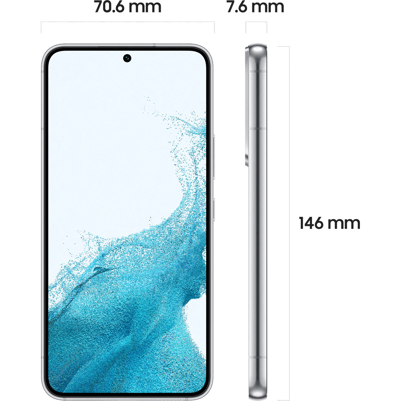 Samsung Galaxy S22 128GB Smartphone in Phantom White