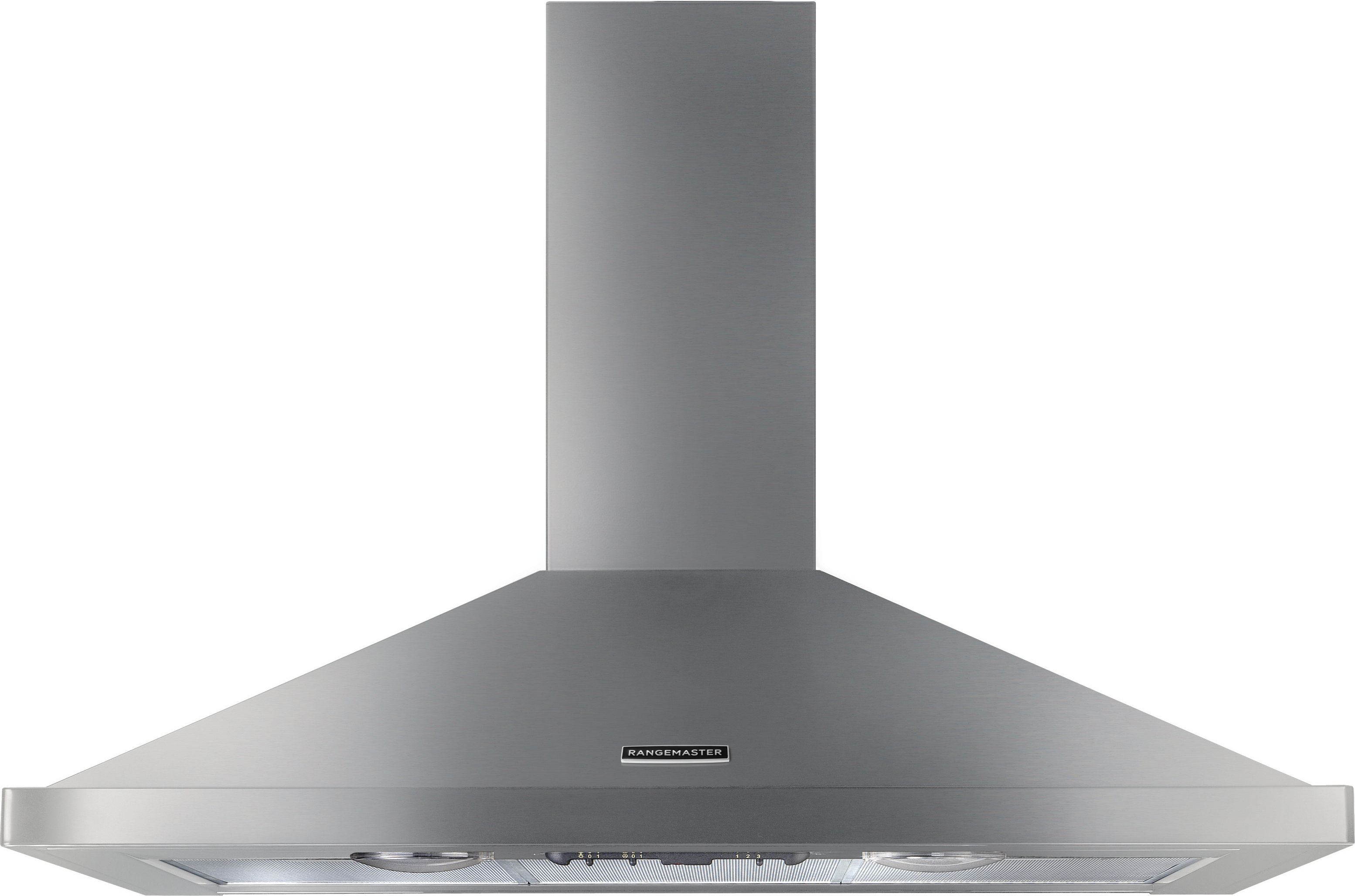 Image of Rangemaster RHDC90SS/C 90cm Chimney Cooker Hood - Stainless Steel, Stainless Steel