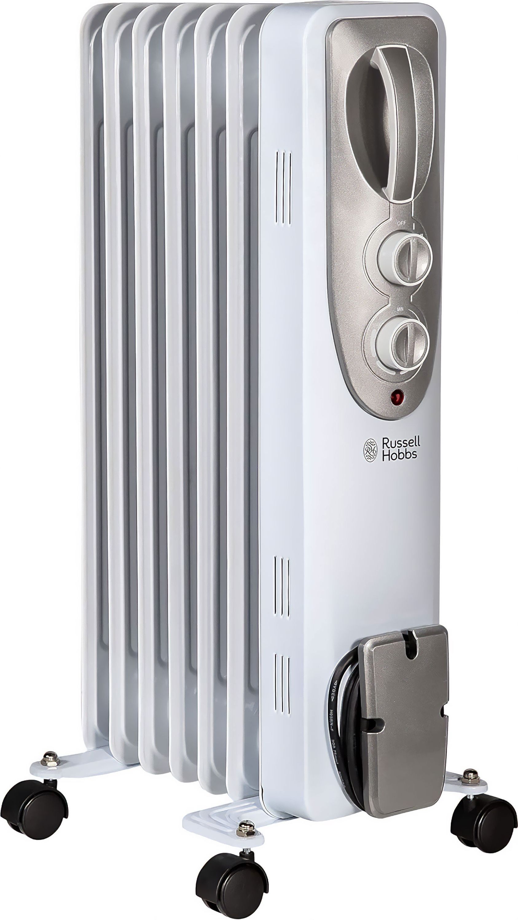 Russell Hobbs 7 Fin RHOFR5001 Oil Filled Radiator 1500W - White, White