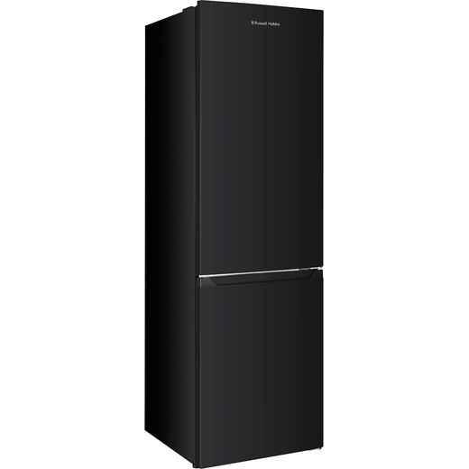 Russell Hobbs RH181TNF552E1B 181cm 60/40 Frost Free Fridge Freezer with Door-on-door - Black - Right perspective shot